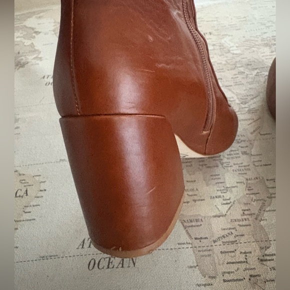 Jeffrey Campbell Bentlee Boot in Brown Calf Leather Size 9.5 Mid Ankle - Picture 11 of 15